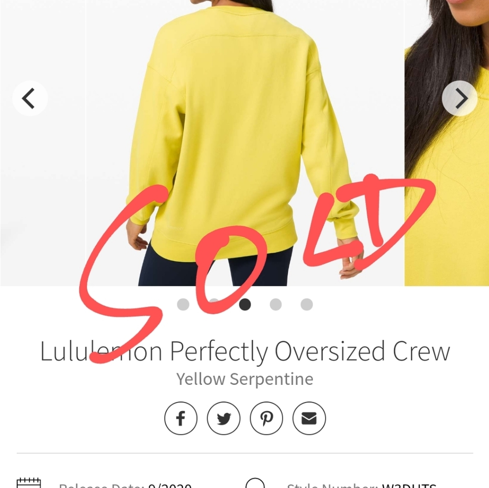 Lululemon Perfectly Oversized Crew